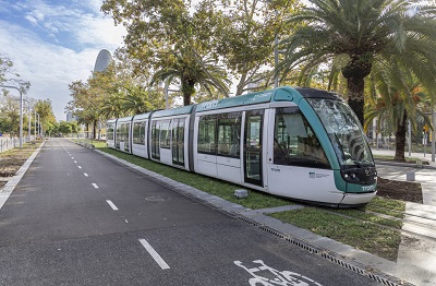 El nuevo tramo del tranva de Barcelona estrena en Espaa la tecnologa sin catenaria de Alstom